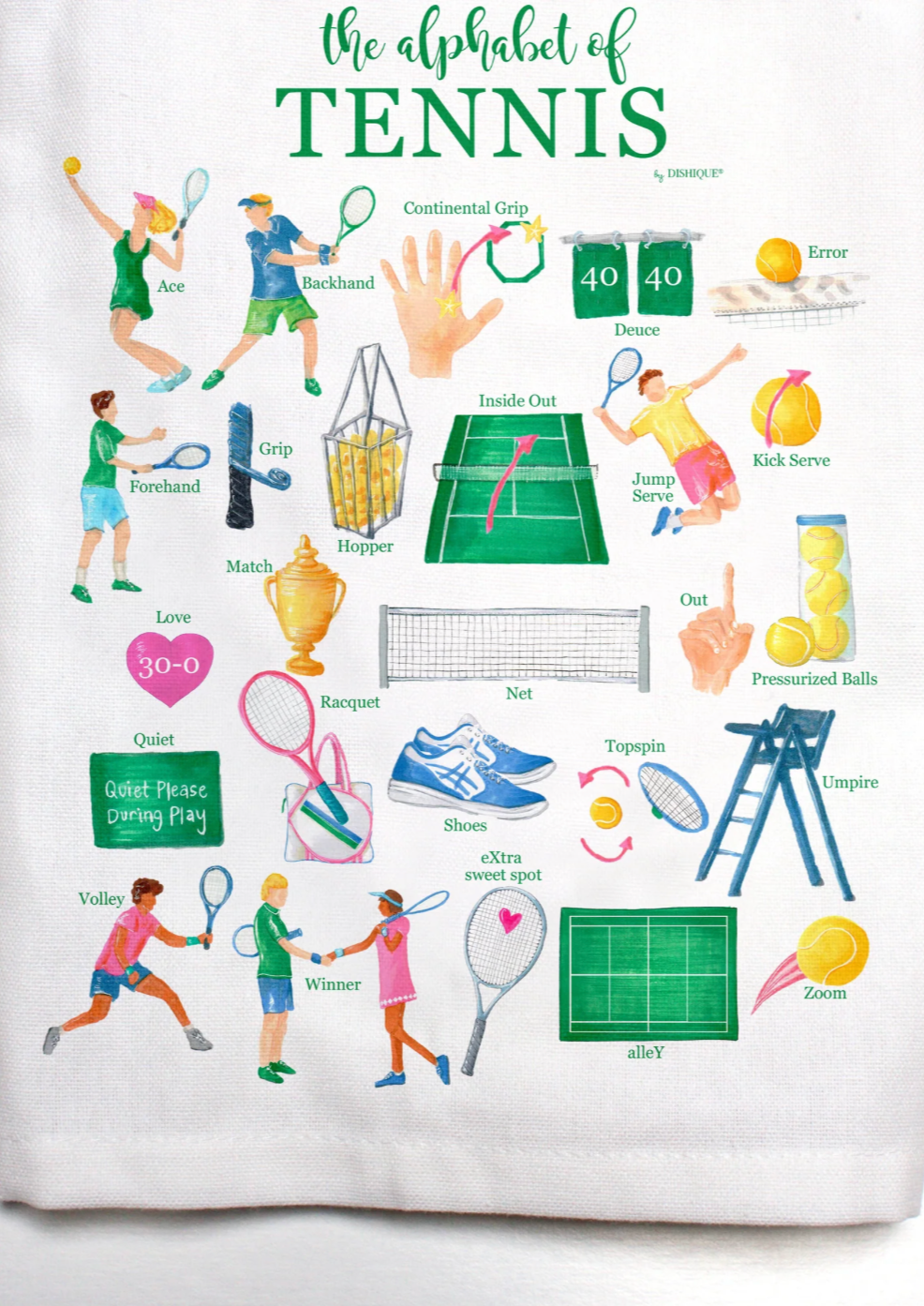 Tennis Bar Towel