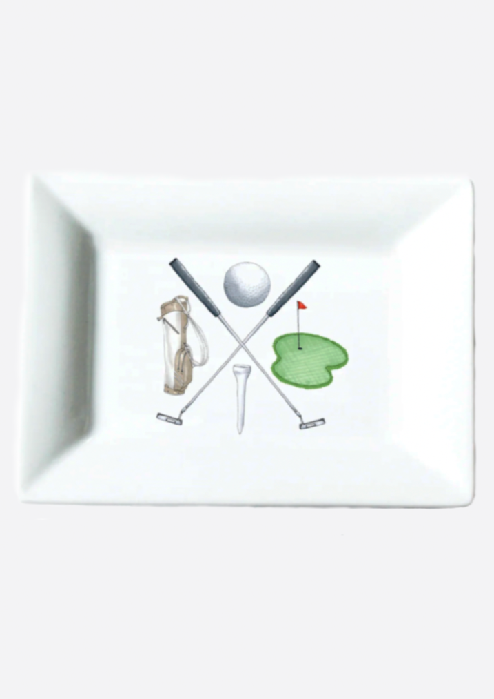 Golf Crest Trinket Dish