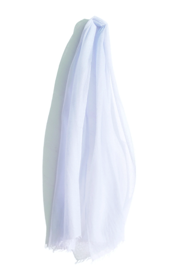 Pale Blue Cashmere Featherweight Scarf