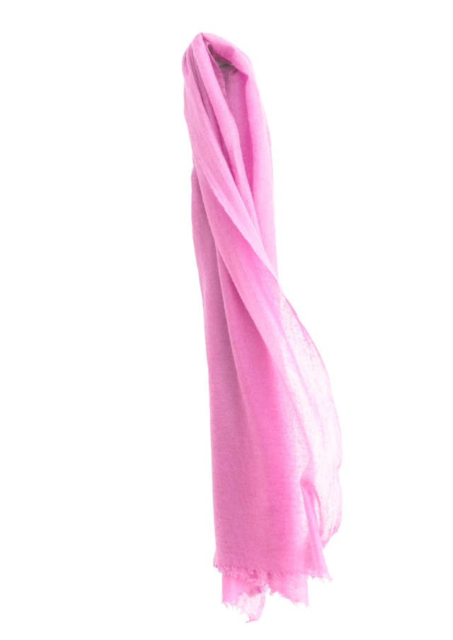 Rose Cashmere Featherweight Scarf