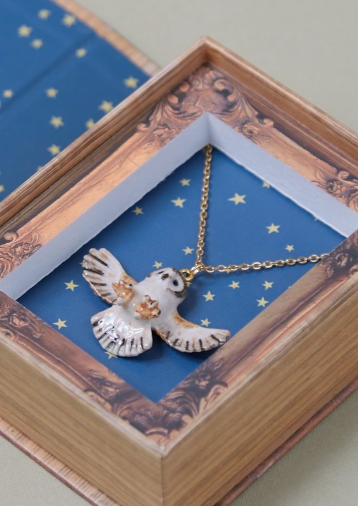 Barn Owl Necklace