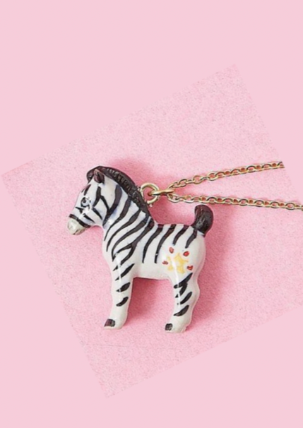 Zebra Necklace