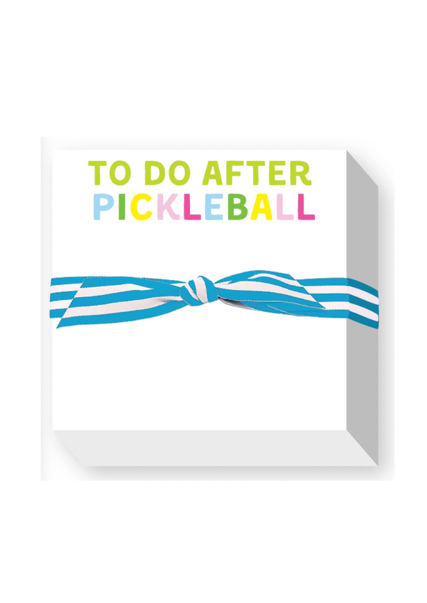 To Do After Pickleball Notepad