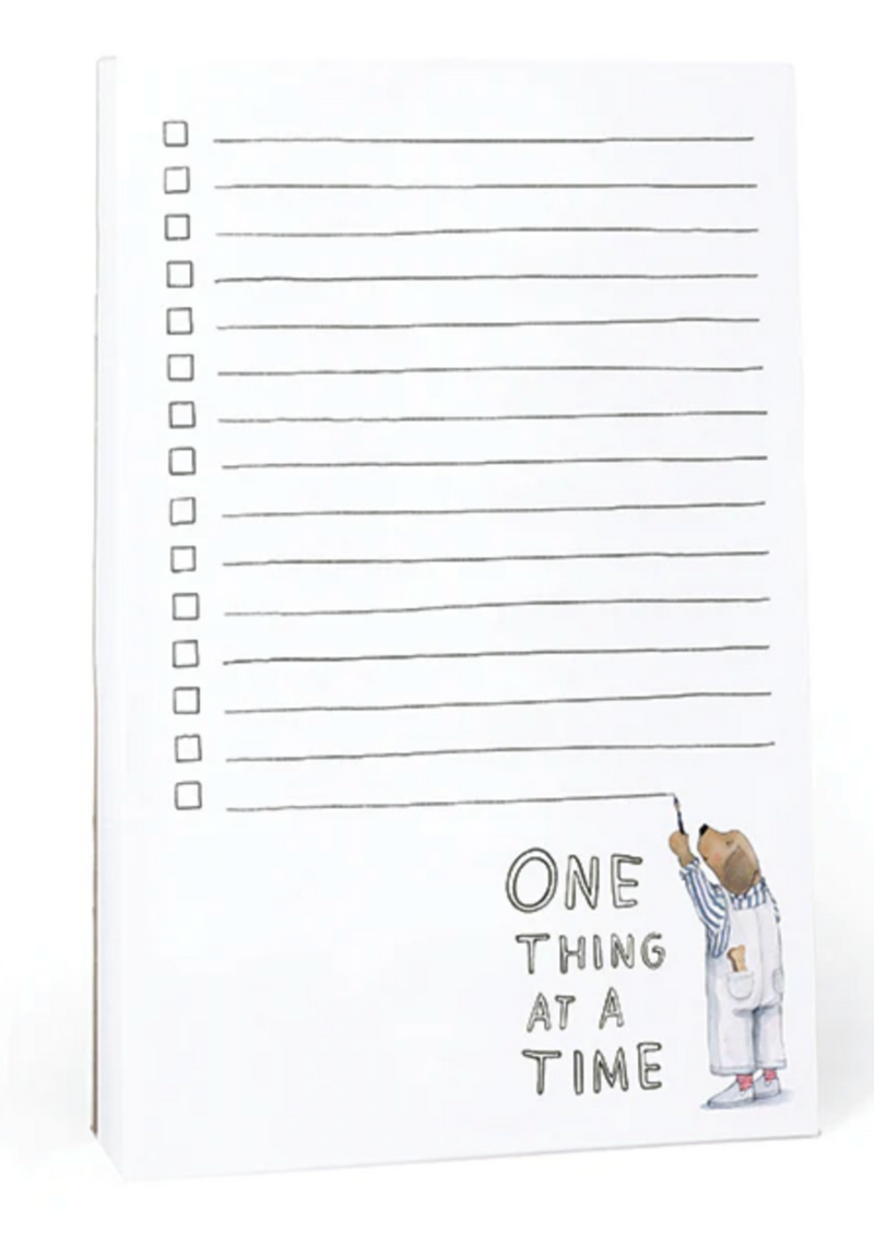 One Thing At A Time Notepad