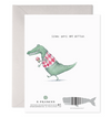 Alligator Hard Day Card
