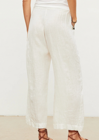 Velvet Lola Linen Pants Chalk