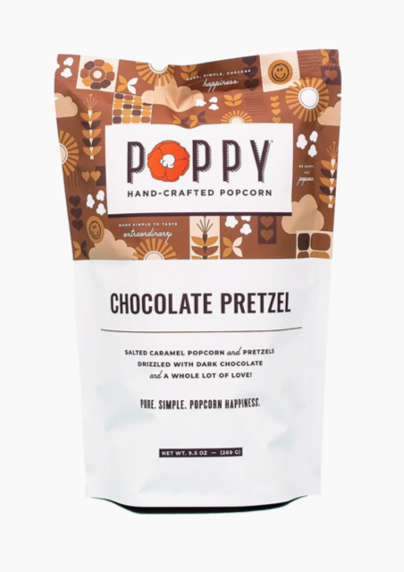 Dark Chocolate Pretzel Popcorn