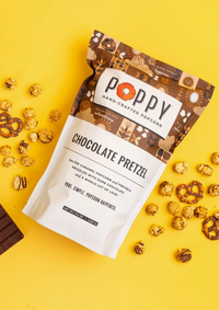 Dark Chocolate Pretzel Popcorn