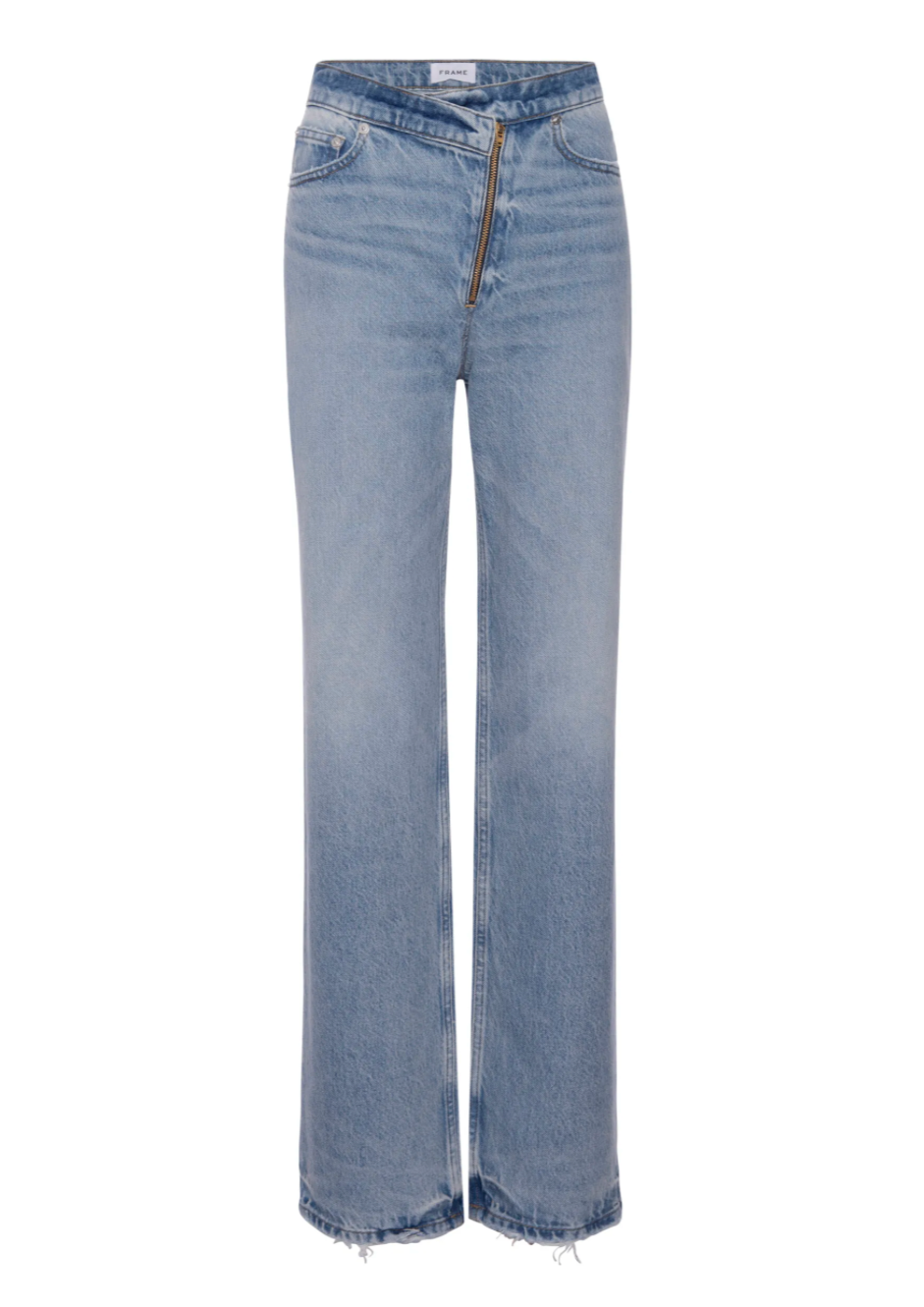FRAME Le Jane Crop Angled Zipper