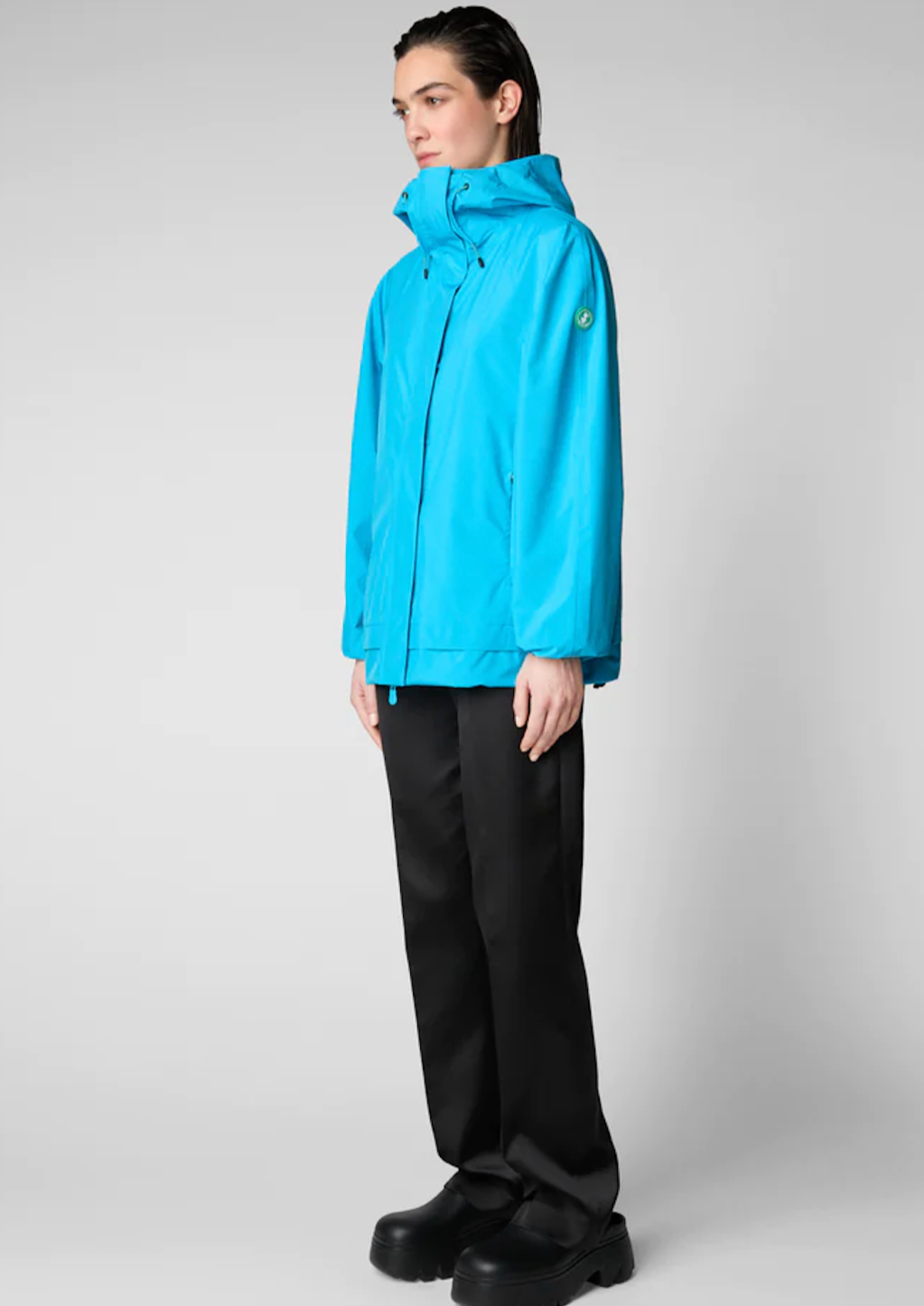 Suki Hooded Rain Jacket Neptune