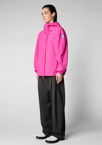 Suki Hooded Rain Jacket Fuchsia