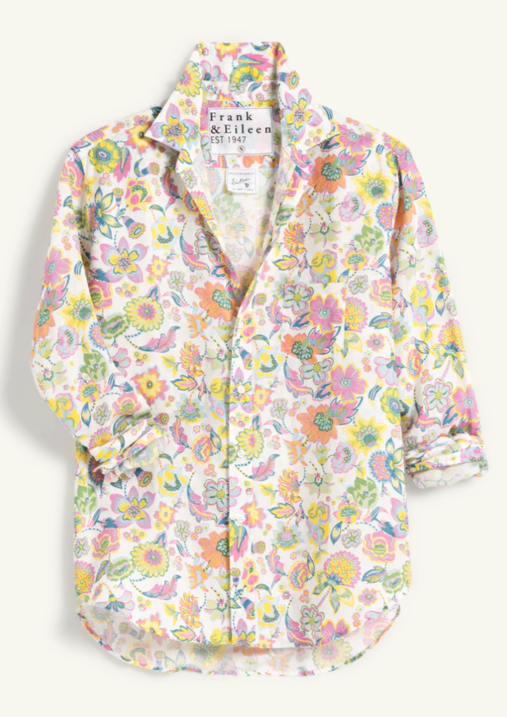 F&E Eileen Multi Floral Button-Up