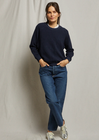 Perfectwhitetee Ziggy Fleece Navy Crew
