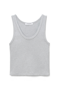 Perfectwhitetee Blondie Grey Tank
