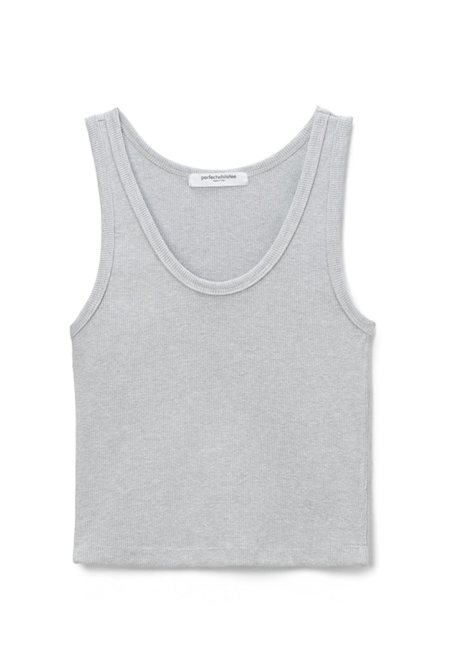 Perfectwhitetee Blondie Grey Tank