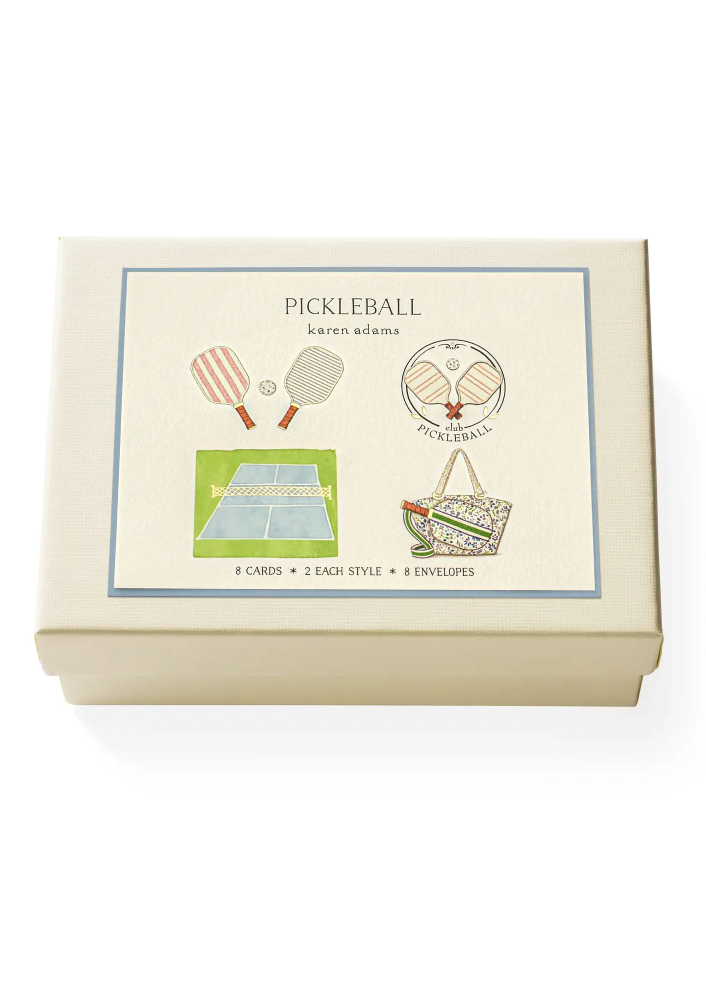 Pickleball Note Card Box