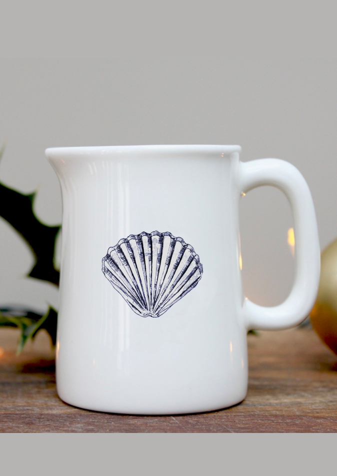 Scallop Shell Mini Pitcher