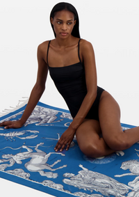 Inoui Fouta Towel 100 Astrologie Blue