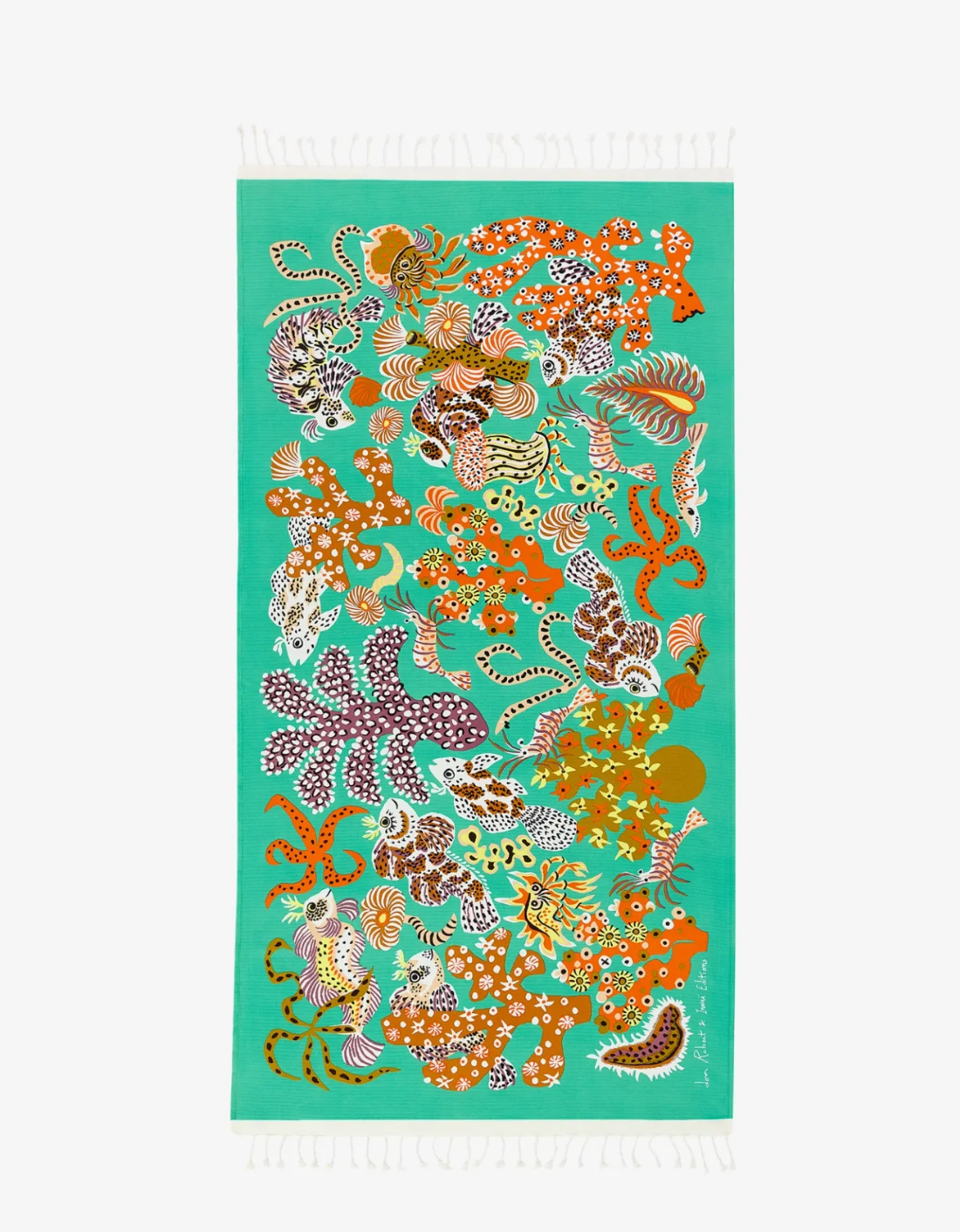 Inoui Fouta Towel 100 Jardin de Sirènes