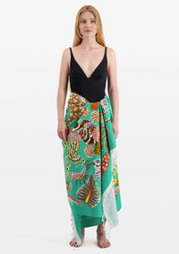 Inoui Fouta Towel 100 Jardin de Sirènes
