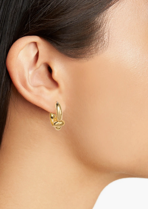 Maeve Hoop Earrings - Gold Small