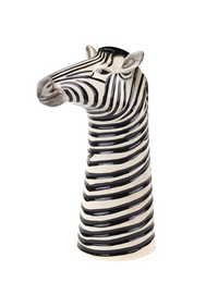 Zebra Flower Vase