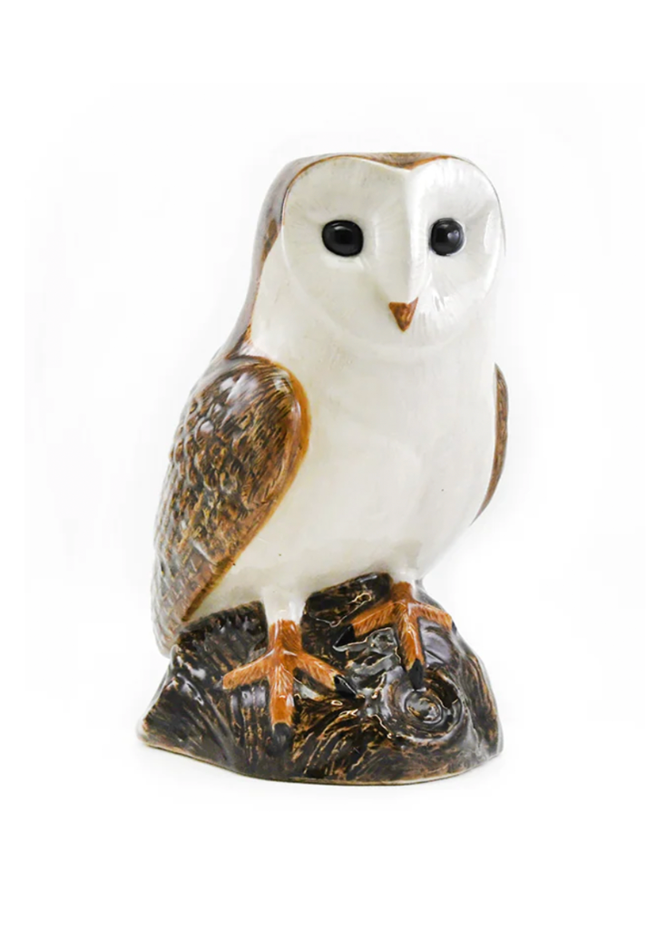 Barn Owl Flower Vase
