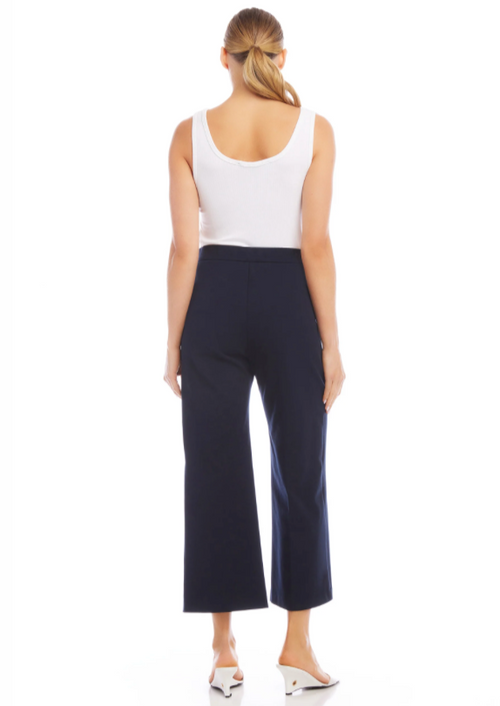 Neptune Navy Cropped Pants