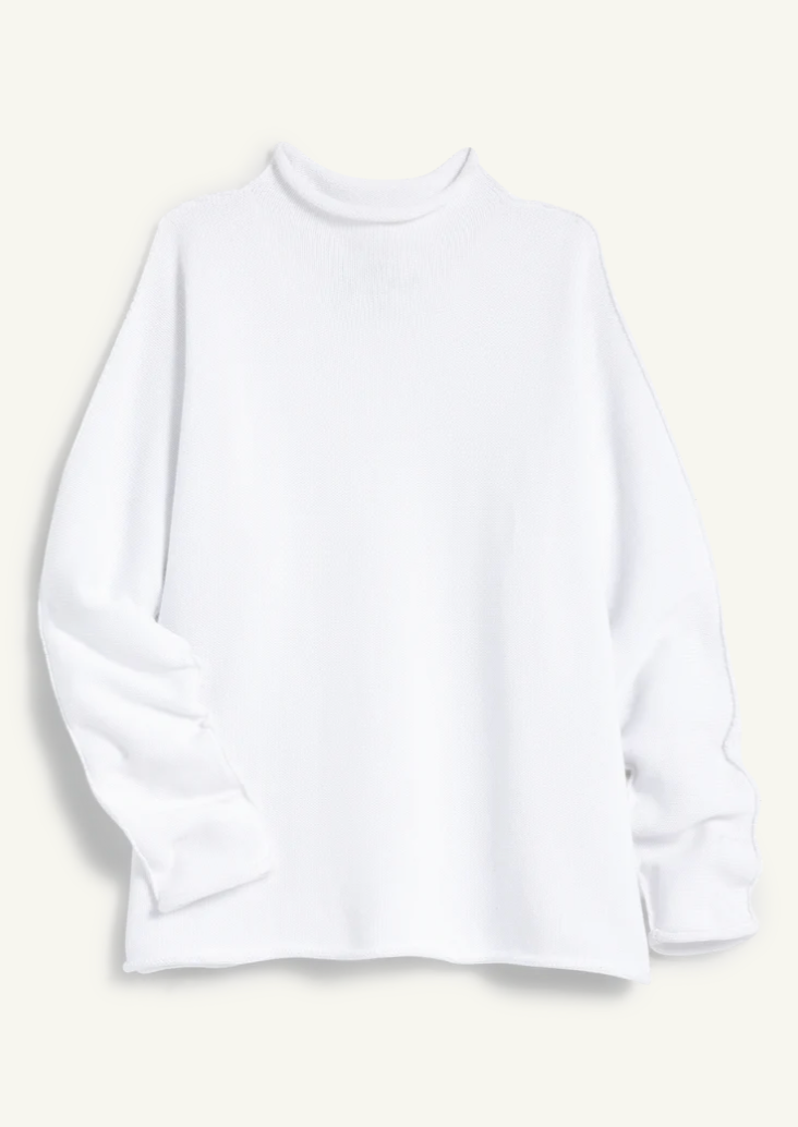 F&E Monterey White Sweater
