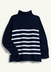 F&E Monterey Navy & White Stripe Sweater