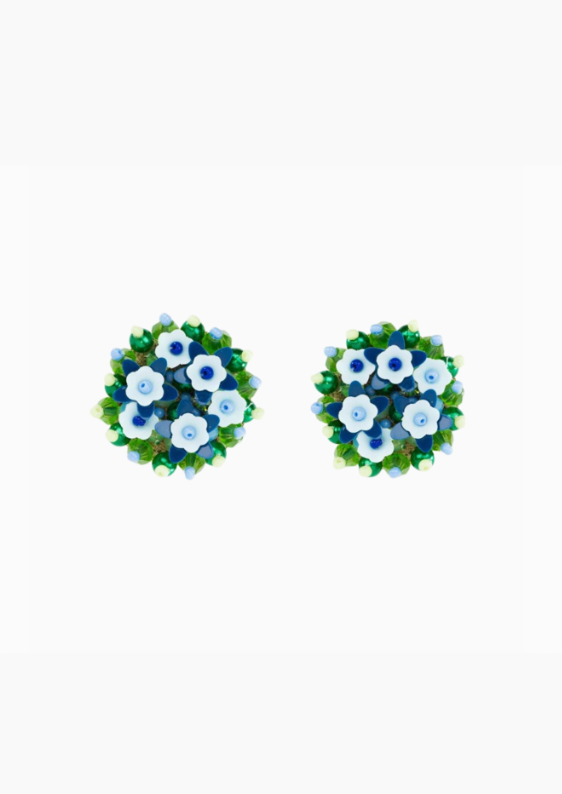 Flower Button Studs