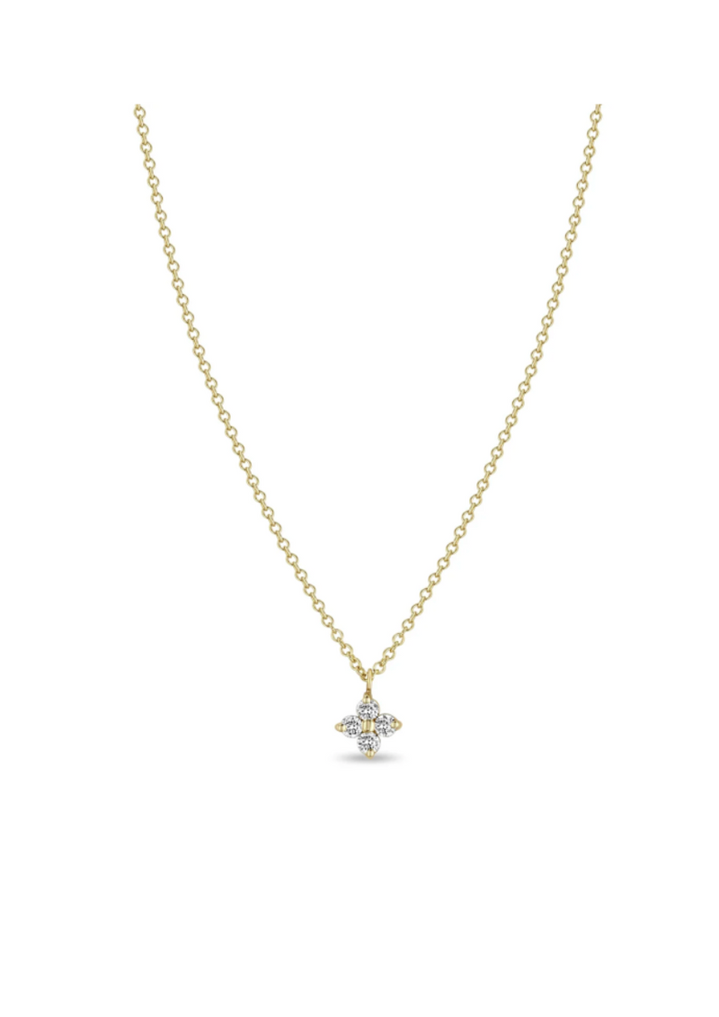 Zoe Chicco 14k Diamond Quad Necklace