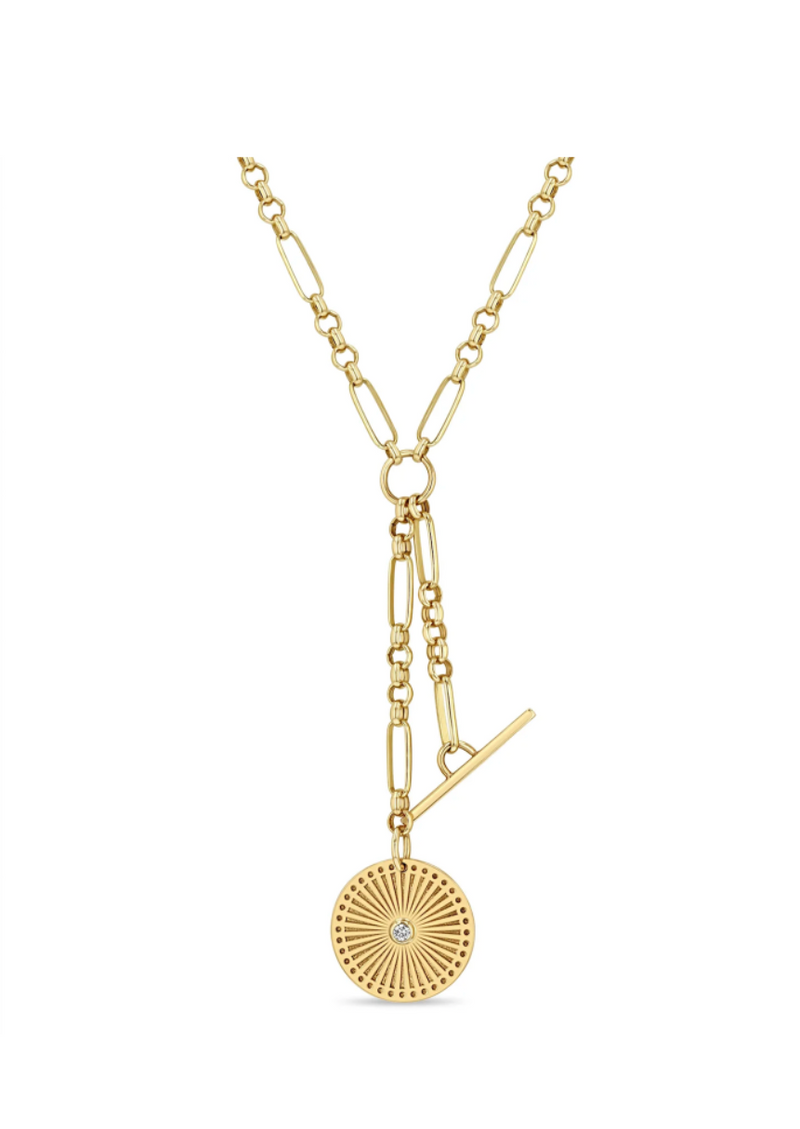 Zoe Chicco 14k Sunbeam Lariat