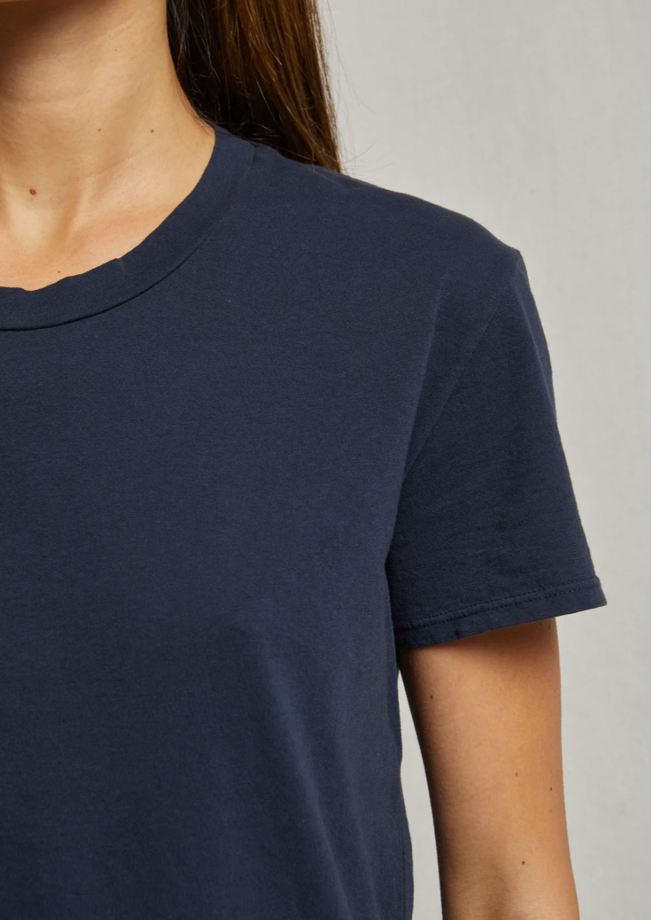 Perfectwhitetee Harley Navy Tee