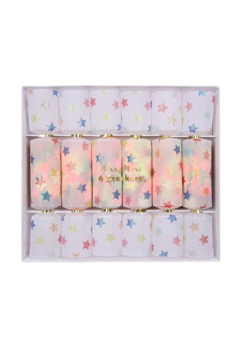 Multicolor Star Confetti Crackers