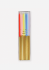 Gold Dipped Rainbow Mix Candles