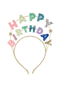 Happy Birthday Glitter Headband
