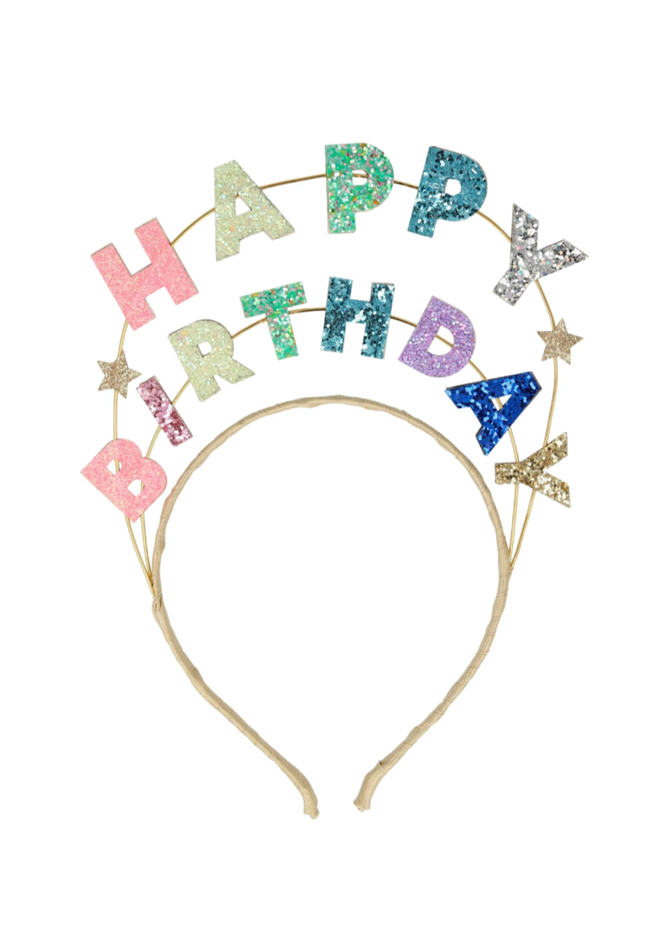 Happy Birthday Glitter Headband