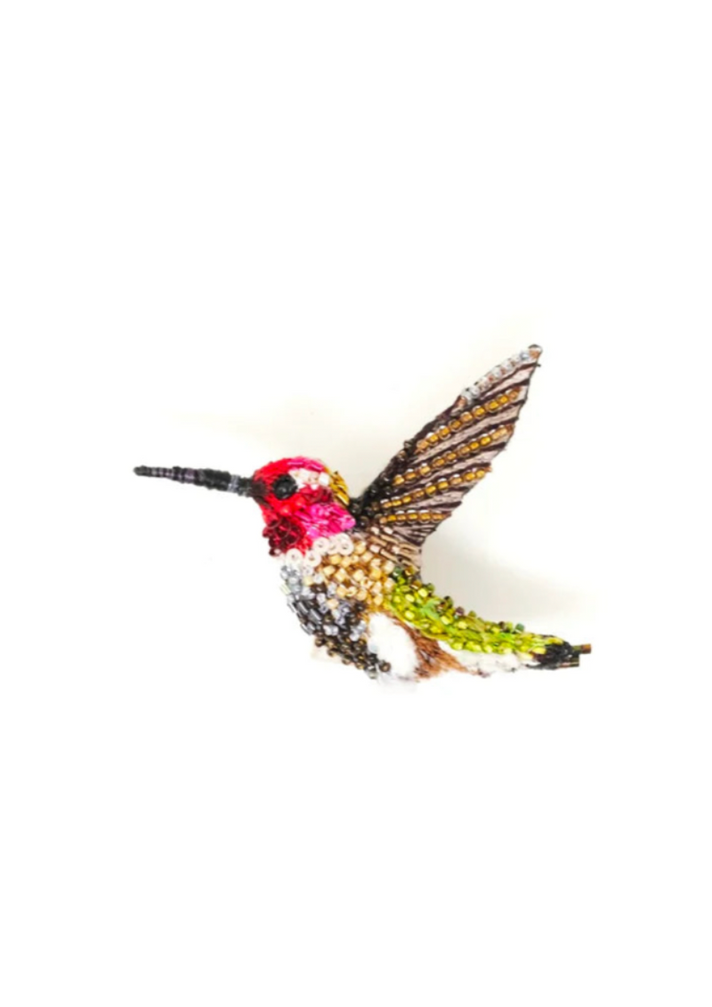 Sparkling Hummingbird Brooch