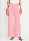 FRAME Le Jane Wide Leg Crop Dusty Pink