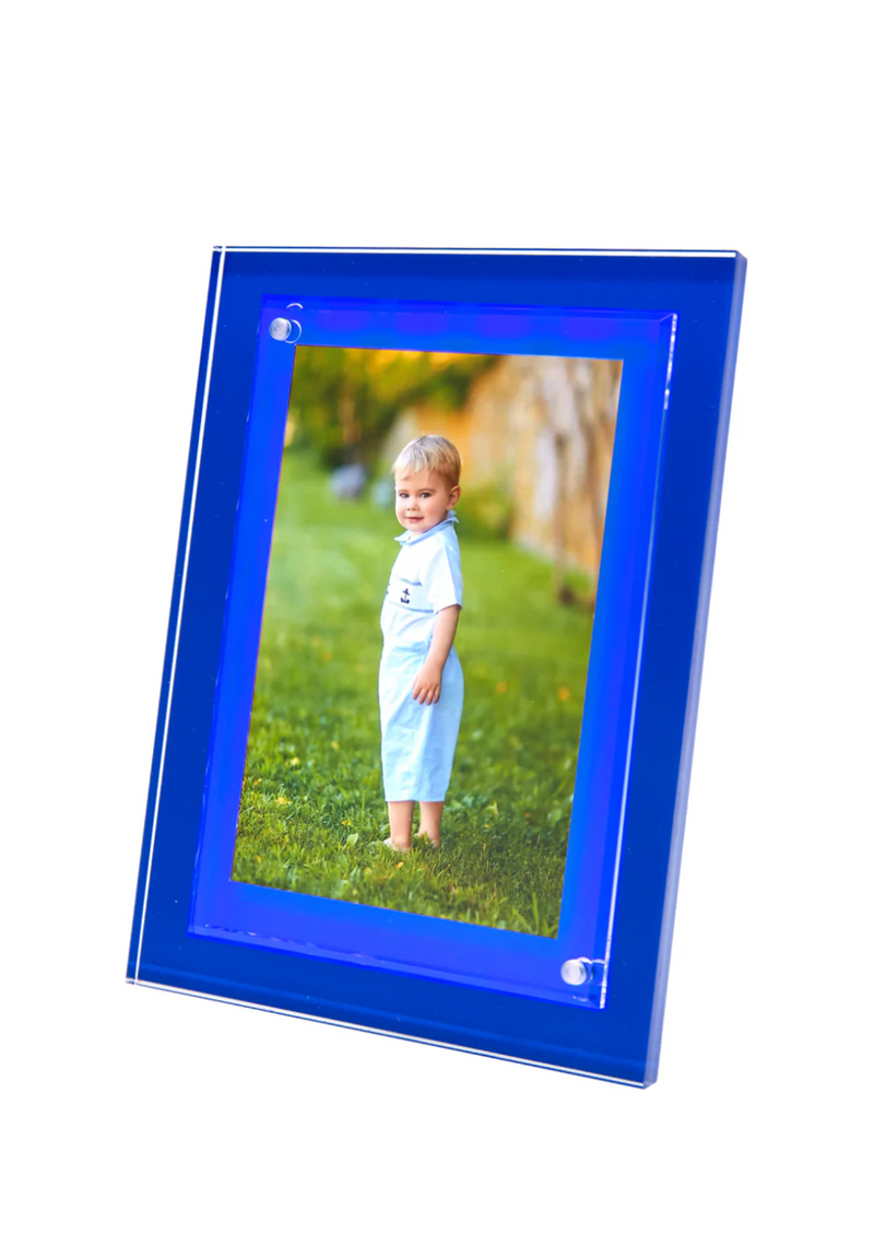 Blue Acrylic Frame