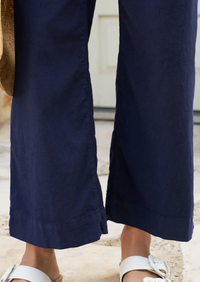 F&W Wexford Linen Pant Summer Navy