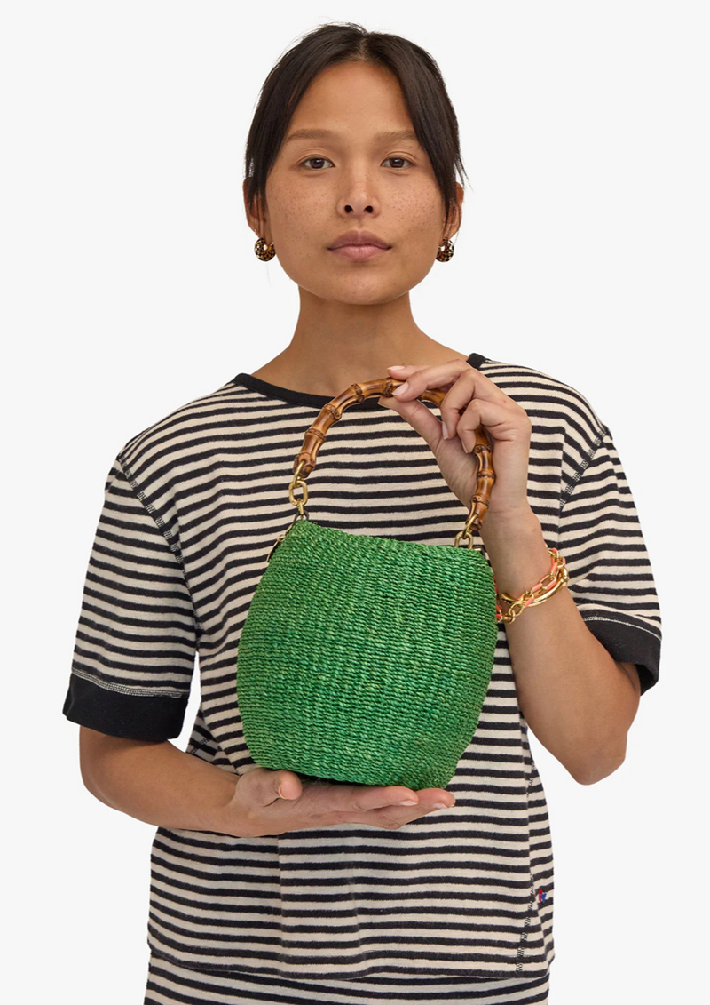 Clare V Pot De Miel With Bamboo Handle OMO Jewels Gifts