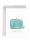 Welcome Little One Whale Card