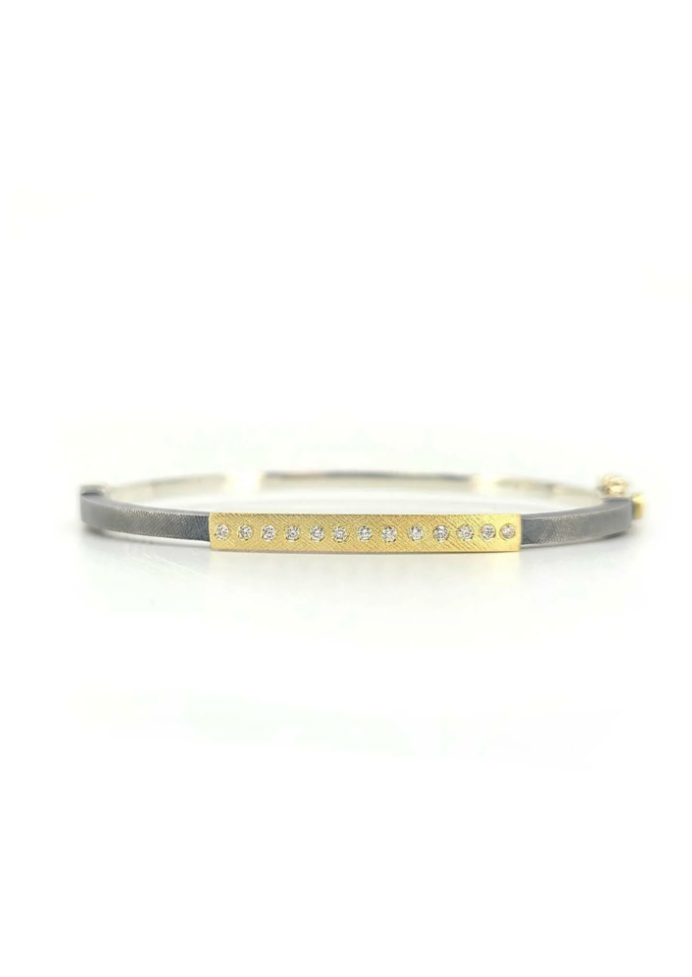 Rene Escobar Diana 2.5mm Diamond Bangle
