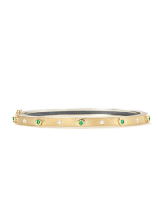 Rene Escobar Junia Emerald & Diamond Bracelet