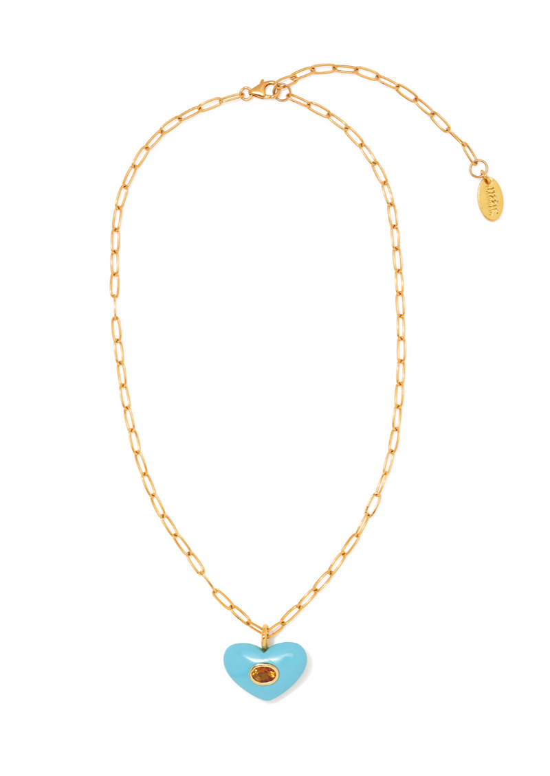 LF Martina Heart Turquoise Necklace