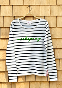 Weekapaug Striped Cotton Sweater