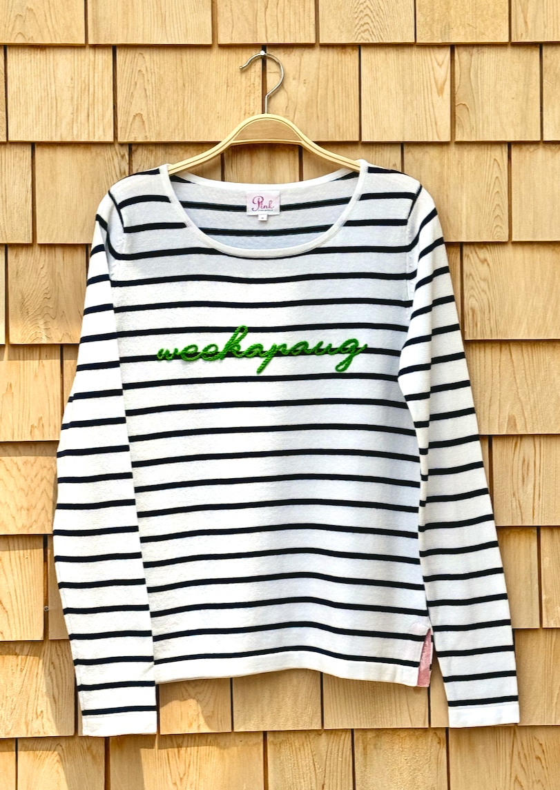 Weekapaug Striped Cotton Sweater