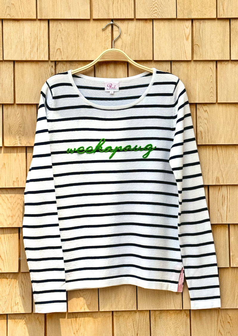 Weekapaug Striped Cotton Sweater